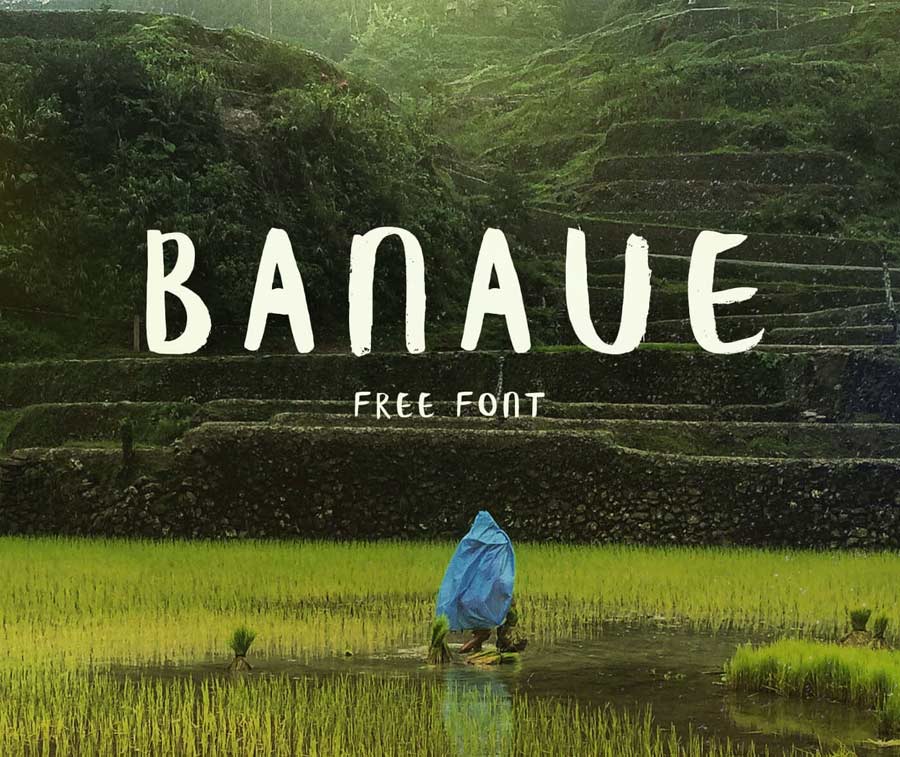 Banaue-Brush-Font