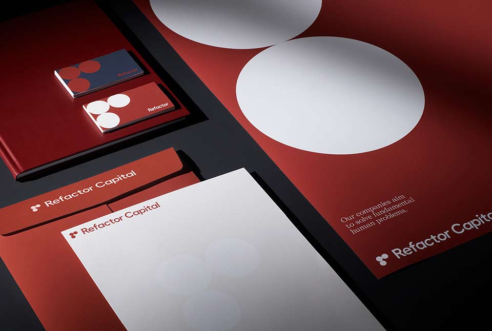 Branding and visual design project for Refactor Capital