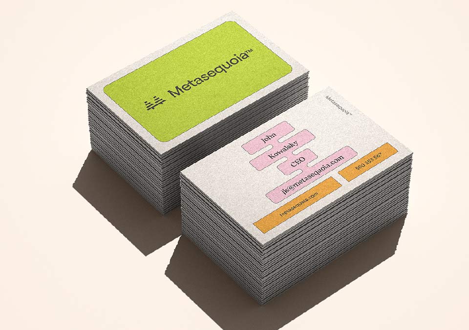 Branding and visual identity of Metasequoia