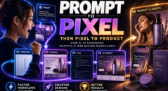 Prompt to Pixel, Then Pixel to Product - How AI Is Changing Graphic and Web Design Workflows