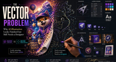 The Vector Problem - Why AI Illustration Looks Finished but Still Needs a Designer